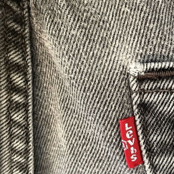 Y2K Levi’s 505 faded black/ gray relaxed fit straight 31 - Picture 6 of 7